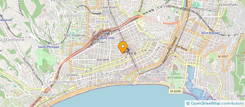 localisation de l'entreprise OBJECTIF PATRIMOINE à NICE