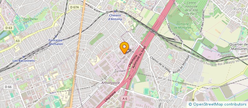 localisation de l'entreprise OBJECTIF PERFORMANCE à ANTONY