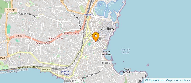 localisation de l'entreprise OBJECTIF PERMIS  ANTIBES