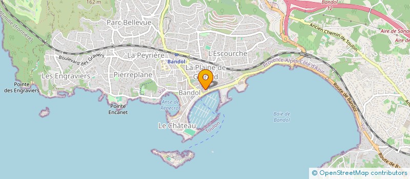 localisation de l'entreprise OBJECTIF PHOTO à BANDOL