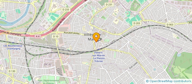 localisation de l'entreprise OBJECTIF PLUS  VILLIERS-SUR-MARNE