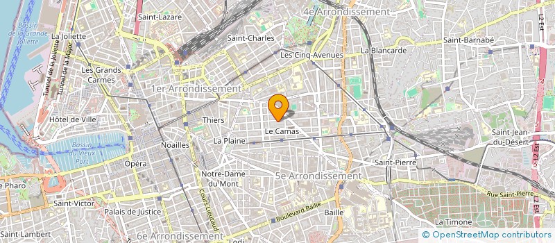 localisation de l'entreprise OBJECTIF PLUS à MARSEILLE