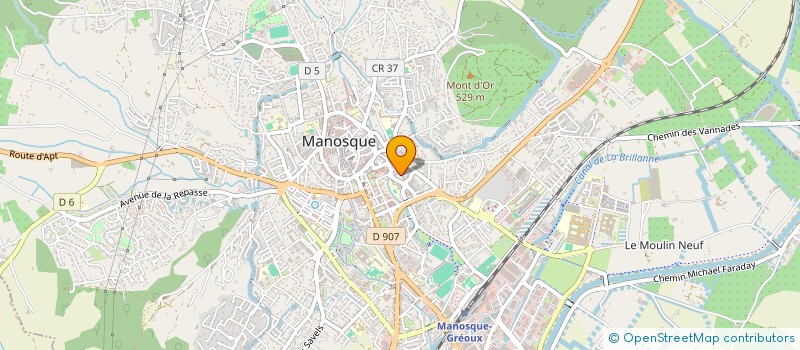 localisation de l'entreprise OBJECTIF PLUS ECONOMIE SOCIALE ET SOLIDAIRE à MANOSQUE
