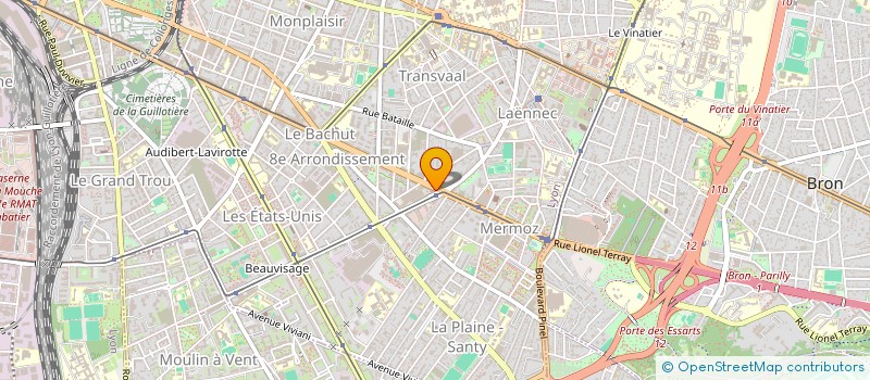 localisation de l'entreprise OBJECTIF POUR L EMPLOI DES CADRES EN RHONE ALPES à LYON
