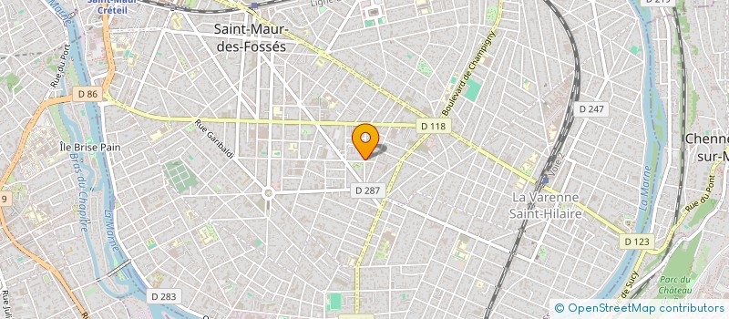localisation de l'entreprise OBJECTIF PREVENTION SECURITE à SAINT-MAUR-DES-FOSSES