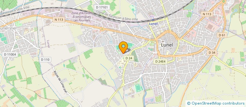 localisation de l'entreprise OBJECTIF : PRISE DE VUE à LUNEL