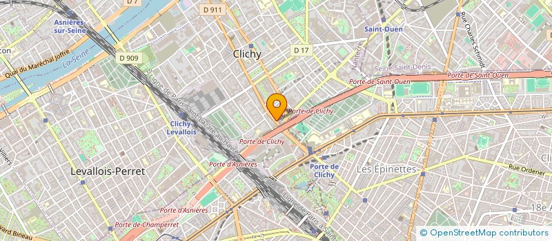 localisation de l'entreprise OBJECTIF PROFIT à CLICHY
