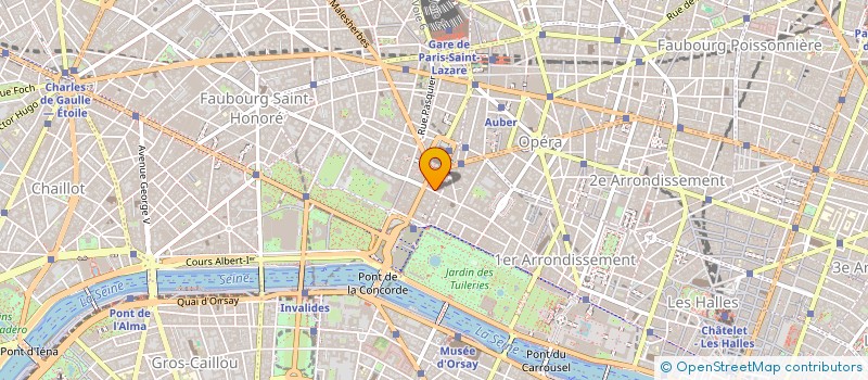 localisation de l'entreprise OBJECTIF PUBLICITE à PARIS