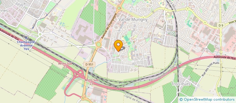 localisation de l'entreprise OBJECTIF R' AIDE  REIMS