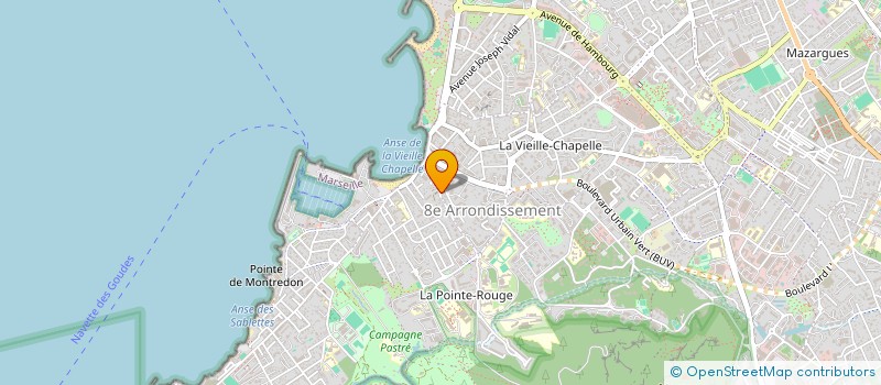 localisation de l'entreprise OBJECTIF RALLYE COMPETITION à MARSEILLE 8EME
