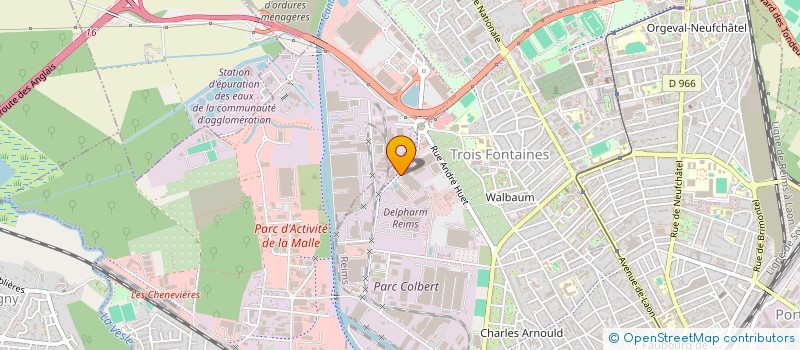 localisation de l'entreprise OBJECTIF REC EN CHAMPAGNE  REIMS