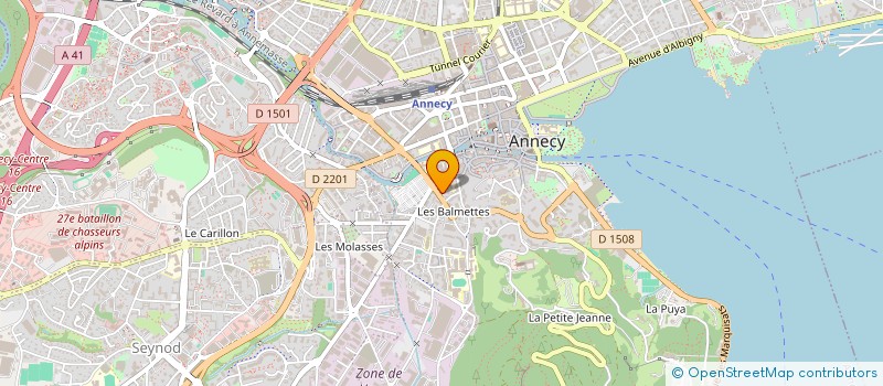 localisation de l'entreprise OBJECTIF RENOVATION PERFORMANTE à ANNECY