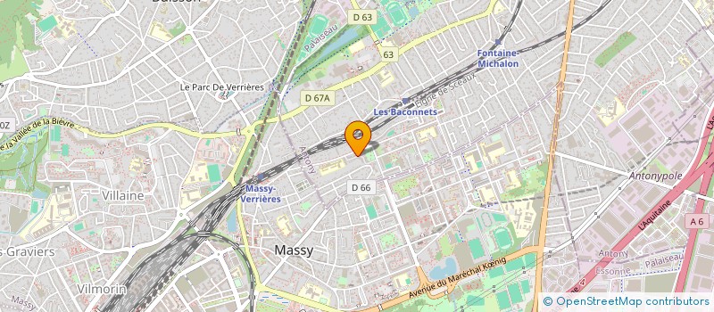 localisation de l'entreprise OBJECTIF RER METROPOLITAINS à ANTONY