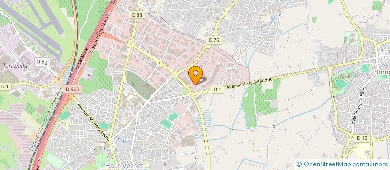 localisation de l'entreprise OBJECTIF RESEAUX  PERPIGNAN