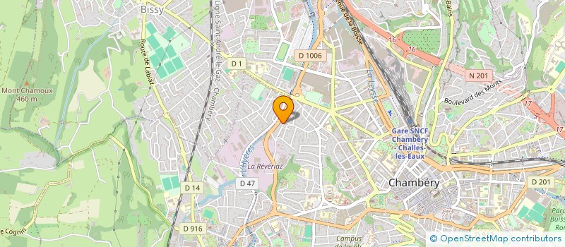 localisation de l'entreprise OBJECTIF REUSSITE  CHAMBERY