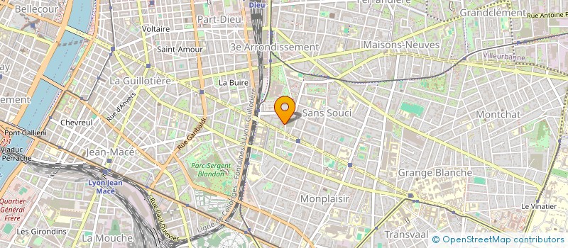 localisation de l'entreprise OBJECTIF RHONE ALPES JUDO  LYON