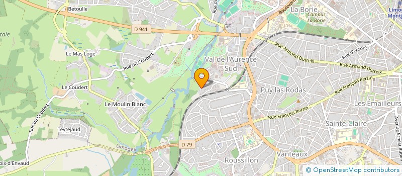 localisation de l'entreprise OBJECTIF ROSE à LIMOGES