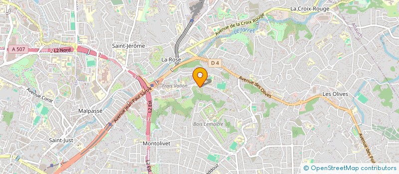 localisation de l'entreprise OBJECTIF ROUTE  MARSEILLE