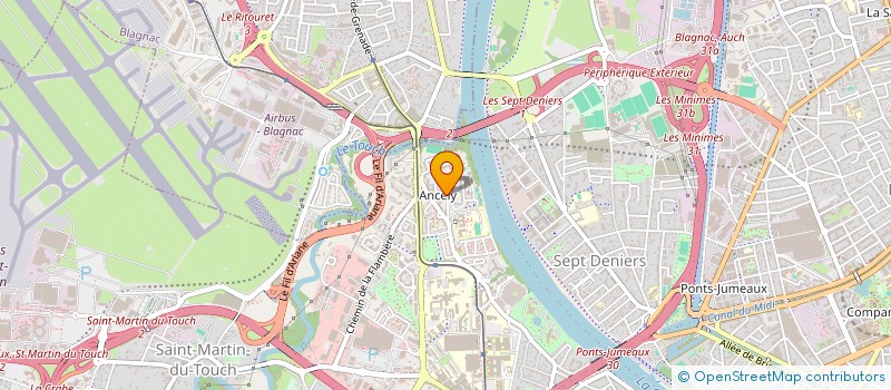 localisation de l'entreprise OBJECTIF SANTE POUR LES SENIORS PAR LE SPORT QUARTIER TOULOUSE 13 à TOULOUSE