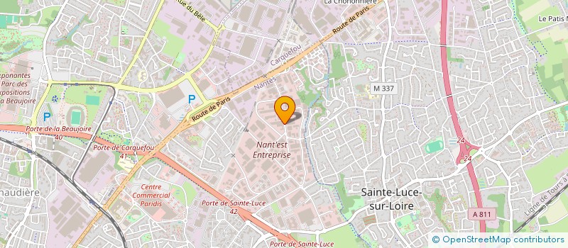 localisation de l'entreprise OBJECTIF SECURITE ATLANTIQUE à NANTES