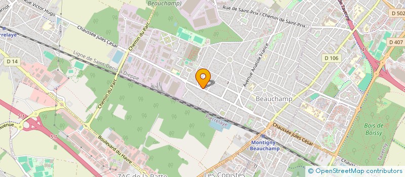 localisation de l'entreprise OBJECTIF SECURITE CONSULTANT à BEAUCHAMP