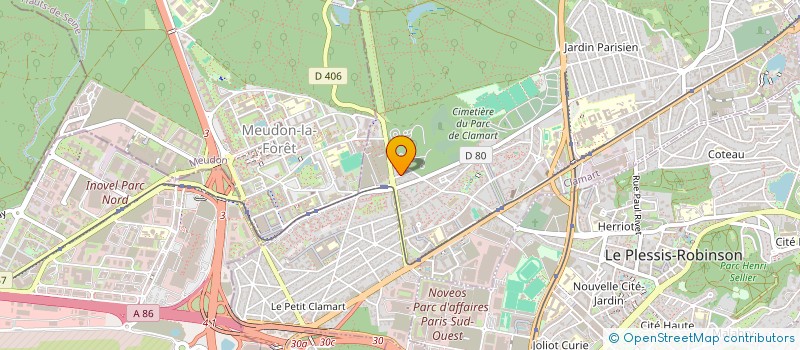 localisation de l'entreprise OBJECTIF SIRH à CLAMART