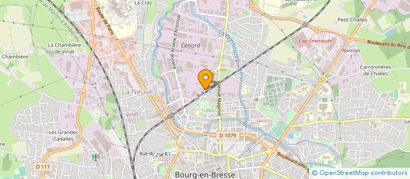 localisation de l'entreprise OBJECTIF SOLIDARITE ET REINSERTION à BOURG-EN-BRESSE