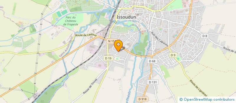 localisation de l'entreprise OBJECTIF SPORT EVASION à ISSOUDUN