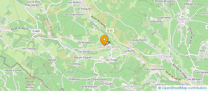 localisation de l'entreprise OBJECTIF SUD  SAINT-VERAND