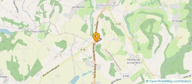 localisation de l'entreprise OBJECTIF TER  LES ABRETS-EN-DAUPHINE