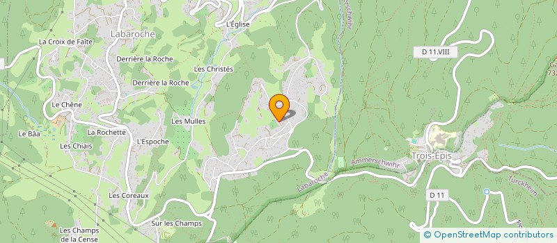 localisation de l'entreprise OBJECTIF TOR  LABAROCHE