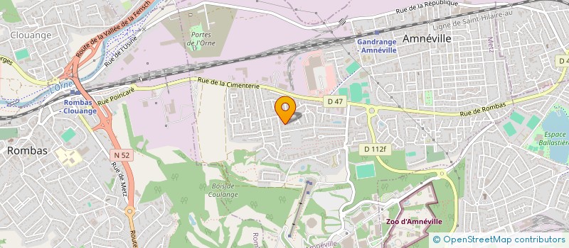 localisation de l'entreprise OBJECTIF TOURISME 57  AMNEVILLE