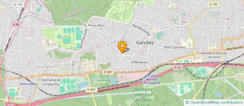 localisation de l'entreprise OBJECTIF TRANSITION ENERGIE  FRANCE à GARCHES