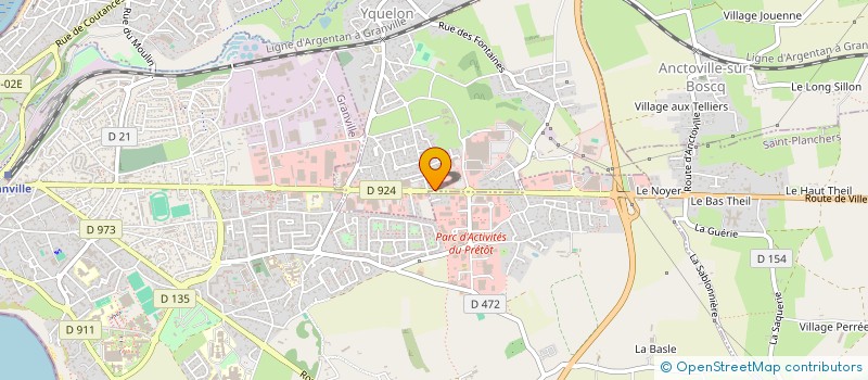 localisation de l'entreprise OBJECTIF TRAVAUX  YQUELON