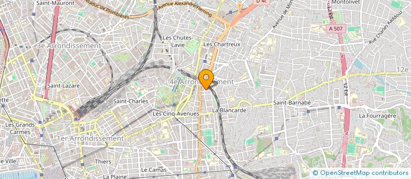 localisation de l'entreprise OBJECTIF VACANCES ENVIRON TOUS à MARSEILLE