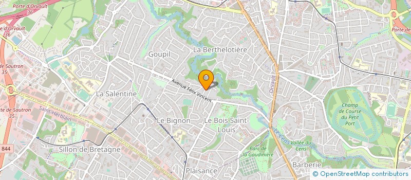 localisation de l'entreprise OBJECTIFEKO à ORVAULT