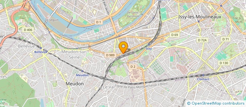 localisation de l'entreprise OBJECTIFS 3000 à ISSY-LES-MOULINEAUX