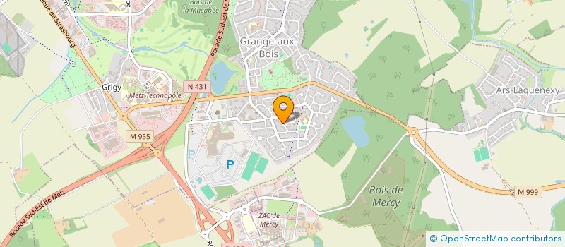 localisation de l'entreprise OBJECTIFS  METZ