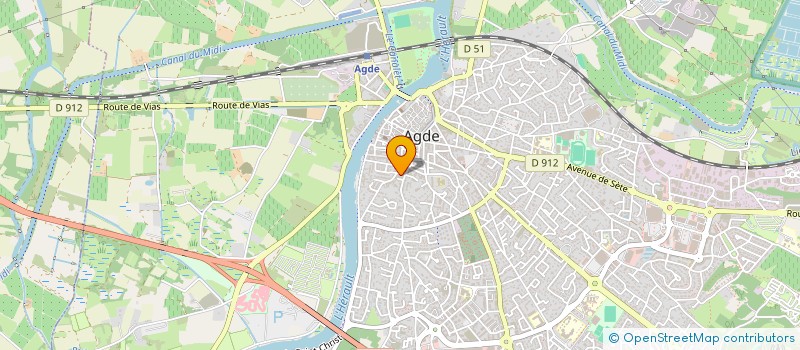 localisation de l'entreprise OBJECTIFS à AGDE