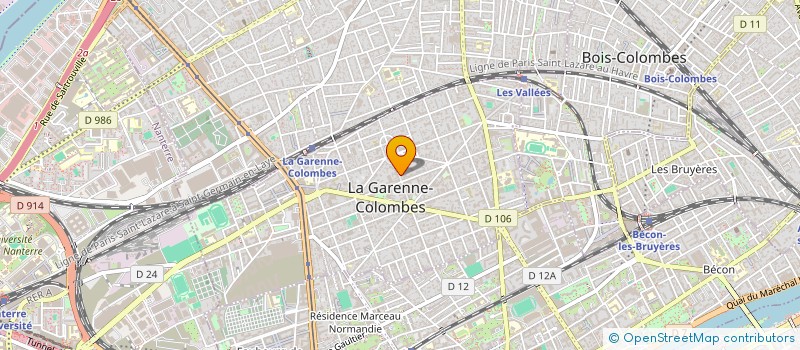 localisation de l'entreprise OBJECTIFS à LA GARENNE-COLOMBES