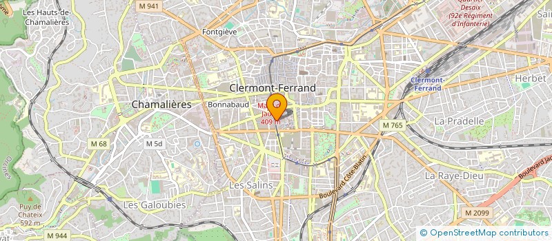 localisation de l'entreprise OBJECTIFS CLERMONT FERRAND à CLERMONT-FERRAND