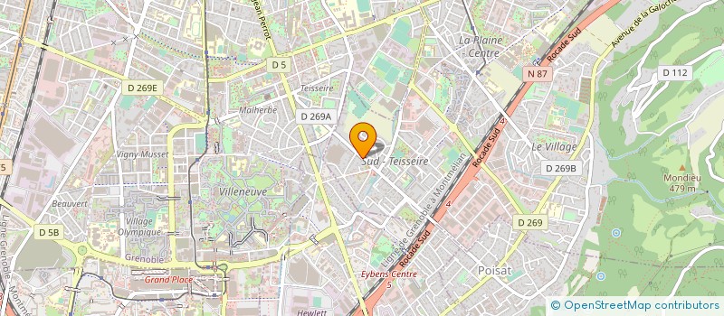 localisation de l'entreprise OBJECTIFS COMPETENCES à SAINT-MARTIN-D'HERES