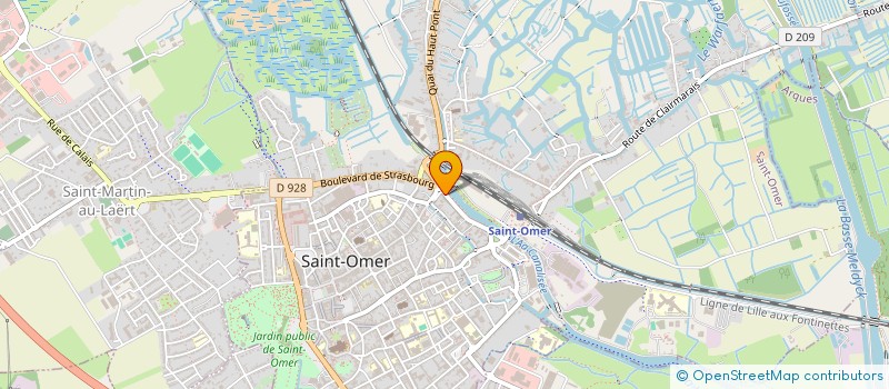 localisation de l'entreprise OBJECTIFS DUNES 2019  SAINT-OMER