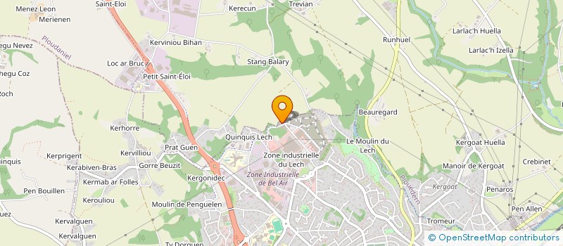 localisation de l'entreprise OBJECTIFS FORMATIONS  LANDERNEAU