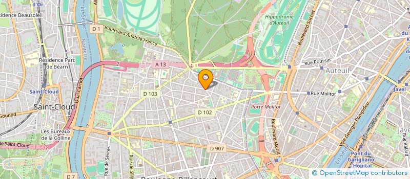 localisation de l'entreprise OBJECTIFS LOCATION à BOULOGNE-BILLANCOURT