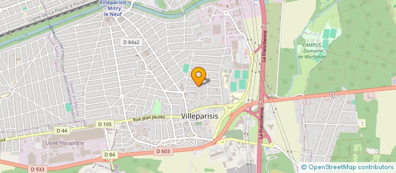 localisation de l'entreprise OBJECTIFS TRANSPORTS à VILLEPARISIS