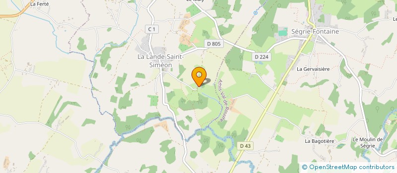 localisation de l'entreprise OBJECTIFY à LA LANDE-SAINT-SIMEON