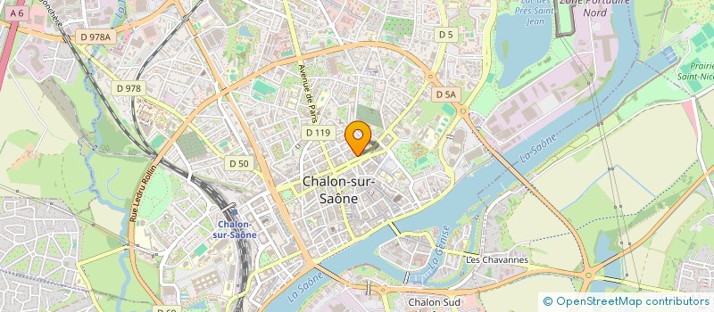 localisation de l'entreprise OBJET FINANCE à CHALON-SUR-SAONE