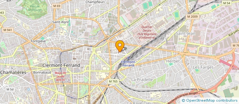 localisation de l'entreprise OBJET INTERMEDIAIRE à CLERMONT-FERRAND