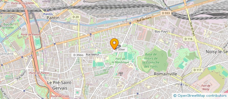 localisation de l'entreprise OBJET PORTE-BONHEUR à PANTIN